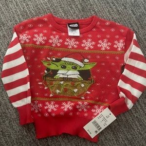 Toddler Baby Yoda Ugly Sweater 2T